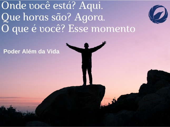 poder além da vida frases motivacionais homem com braço aberto e a frase do filme poder além da vida