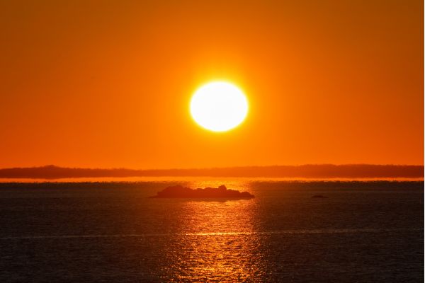 sol e o vento por do sol