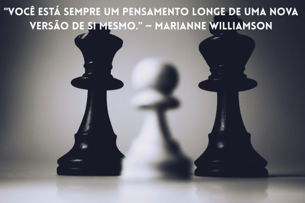 frases de evolução peça de xadrex com frase de evolução