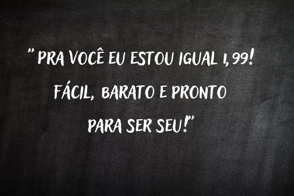 frases de paquera quadro negro com frase de paquera