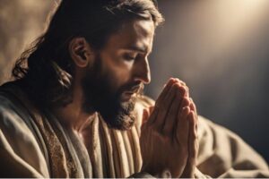 jesus cristo rezando