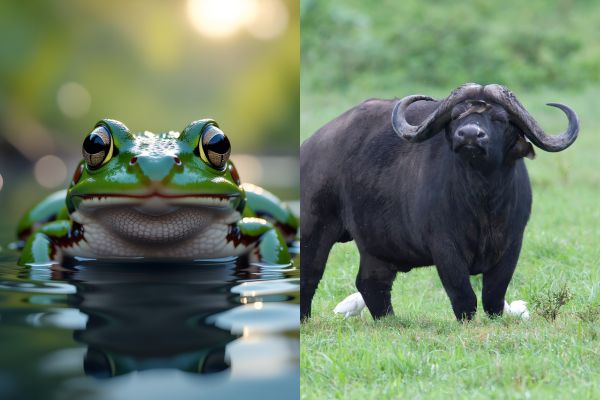 bufalo e sapo fábulas sapo e búfalo