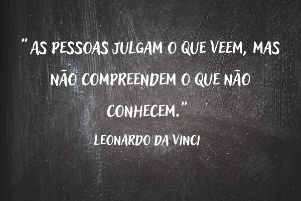 frase julgamento quadro negro com frase