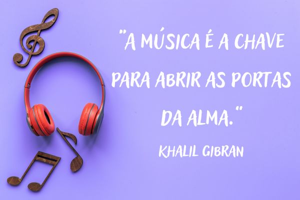 frases sobre musica fone de ouvido vermelho