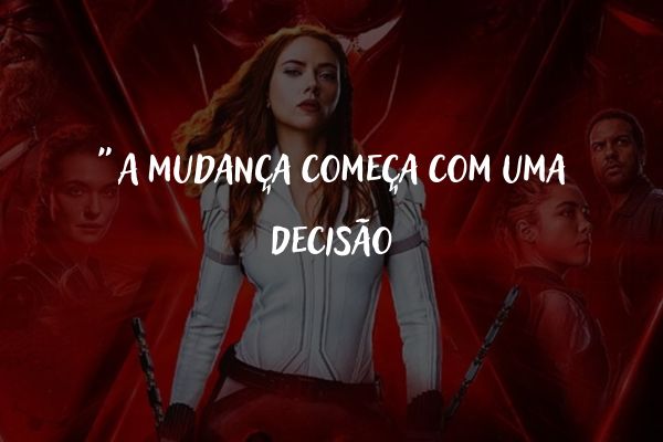 frases viúva negra viúva negra no fundo com frase motivacional