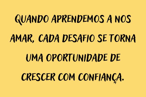 quadro amarelo com frases de autoestima
