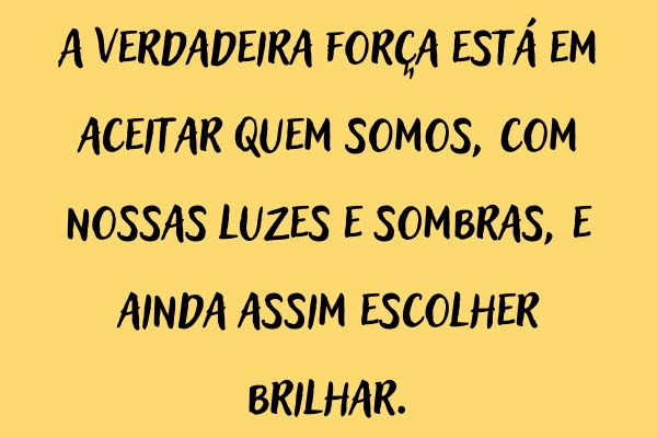 frases de autoestima num quadro amarelo