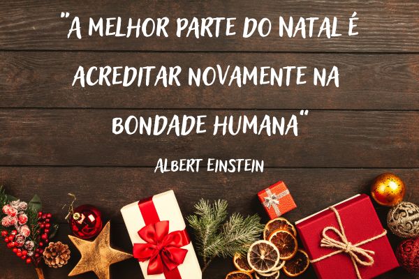 frases de natal em quadro de madeira com presentes