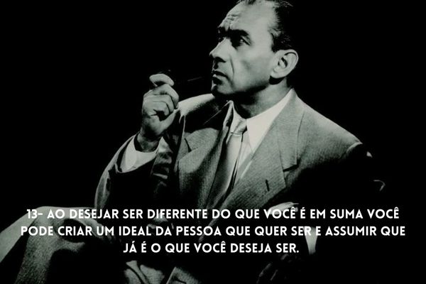 neville goddard frases 02 sentimento Montagem de Neville Goddard sentado ilustrando frases de Neville Goddard sobre consciência.