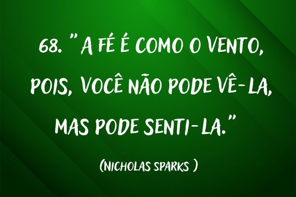 frases de fé frases de fé com fundo verde