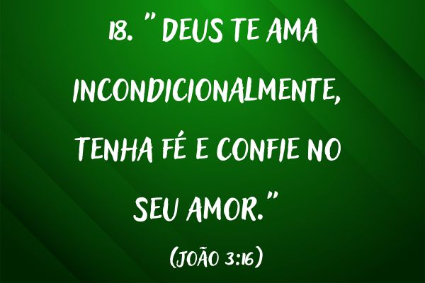 frases de fé frase com fundo verde