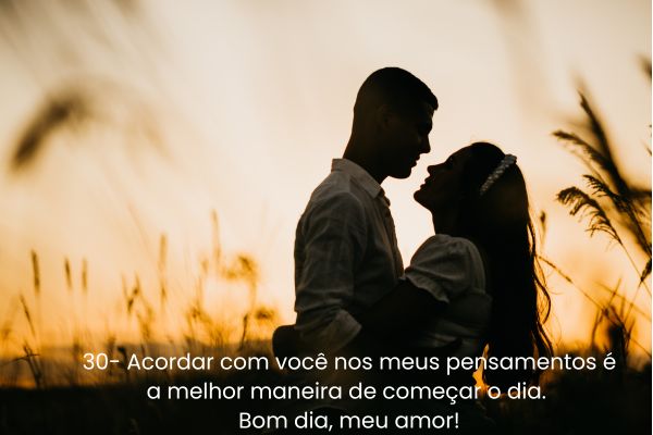 frases de bom dia para a namorada