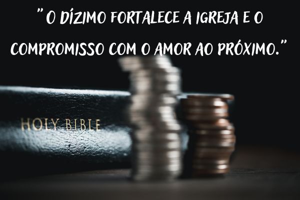 frases do dízimo bíblia com moedas