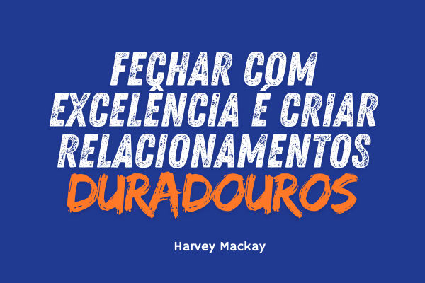 fundo azul com frase motivacional de vendas