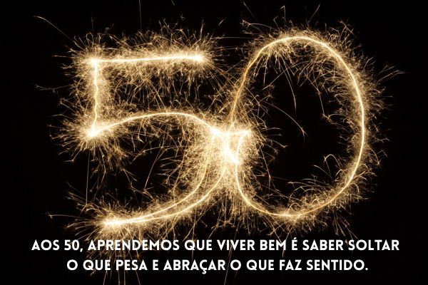 fundo preto com numero 50